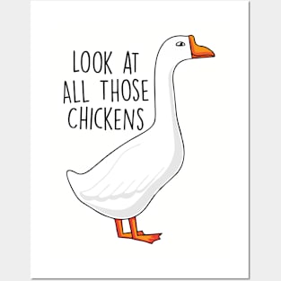 Look at All Those Chickens - Funny Meme Posters and Art